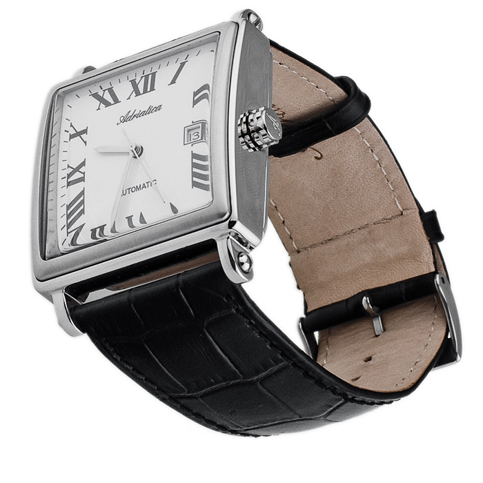 Adriatica A8123.5232A Automatic klasyczny zegarek srebrny - miniatura 5