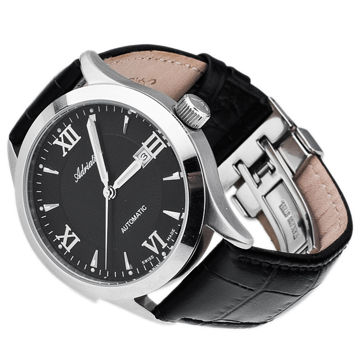 Adriatica A8127.5264A Automatic zegarek męski klasyczny mineralne utwardzane - miniatura 4