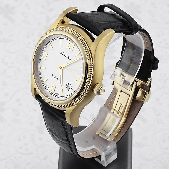 Adriatica A8129.1253A Automatic zegarek męski klasyczny szafirowe - miniatura 4
