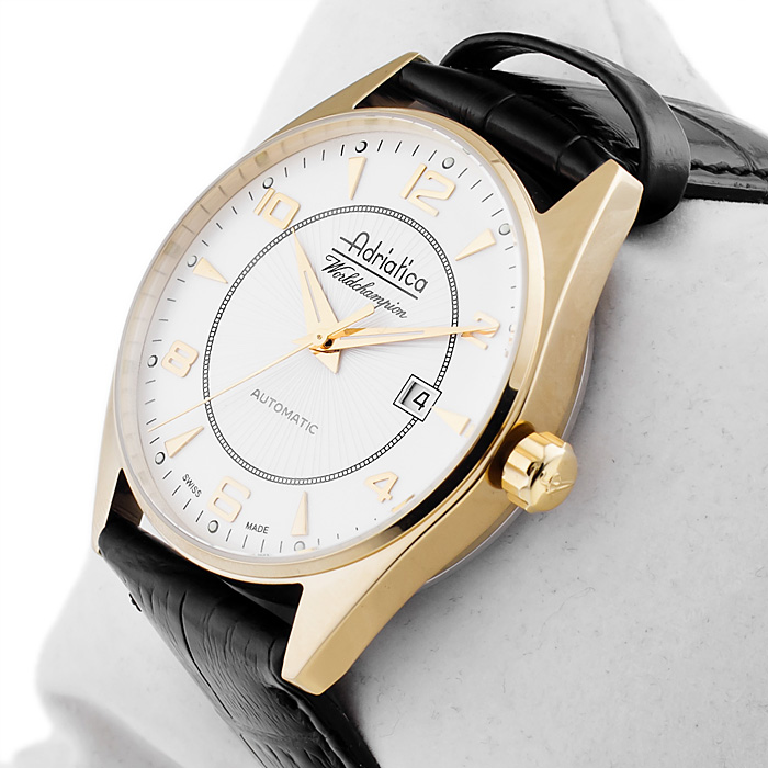 zegarek Adriatica A8142.1253A złoty Automatic - miniatura 8
