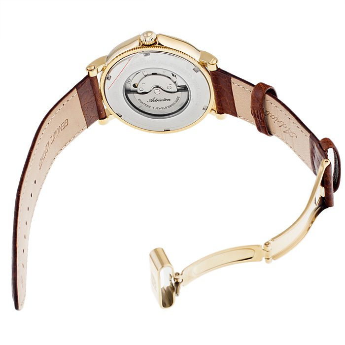 Adriatica A8171.1263A zegarek męski klasyczny Automatic pasek - miniatura 5