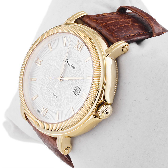 zegarek Adriatica A8171.1263A złoty Automatic - miniatura 2