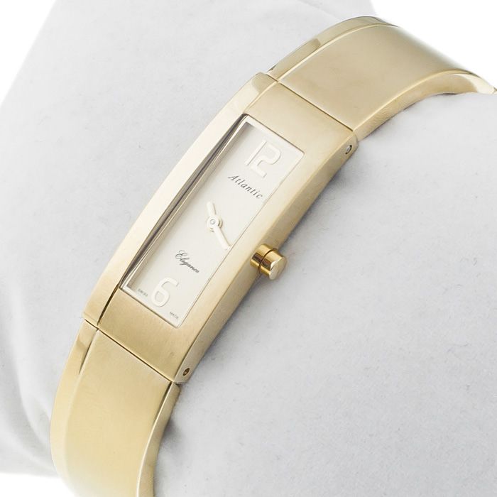 zegarek Atlantic 29017.45.33 złoty Elegance - miniatura 3