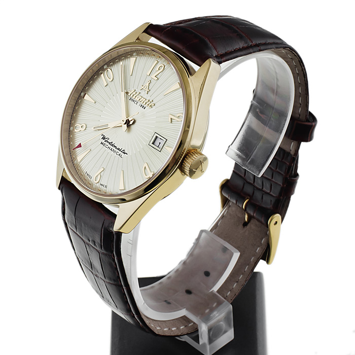 zegarek Atlantic 51650.45.35 mechaniczny męski Worldmaster - miniatura 5