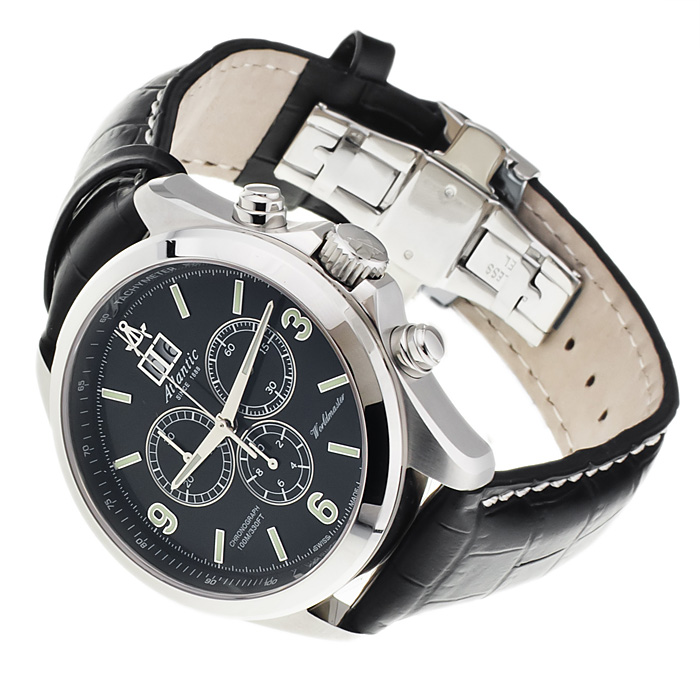 Atlantic 55460.41.65 Worldmaster sportowy zegarek srebrny - miniatura 6