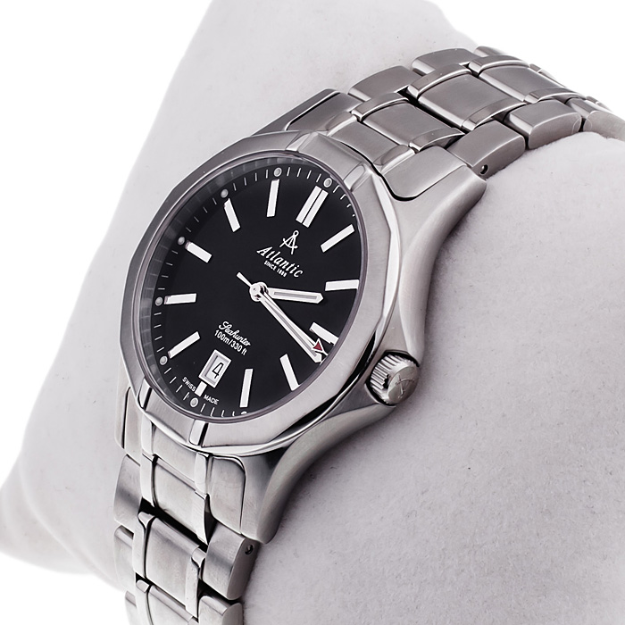 zegarek Atlantic 70366.41.61 srebrny Seahunter - miniatura 2