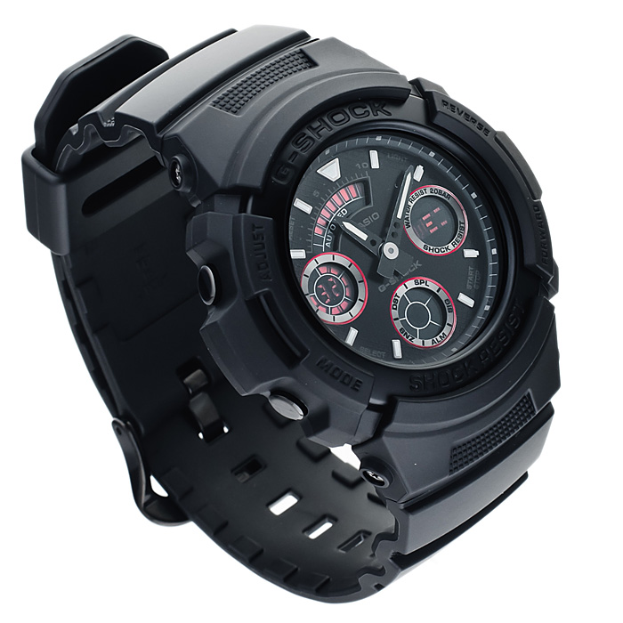 G-Shock AW-591ML-1AER Military Man G-Shock sportowy zegarek czarny - miniatura 4