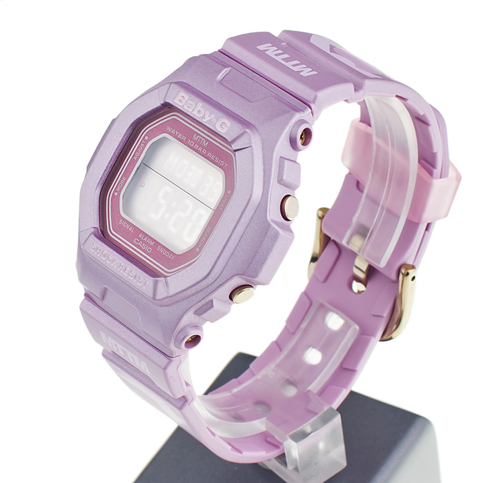 Baby-G BG-5600MOB-4ER Baby-G zegarek damski sportowy mineralne - miniatura 3