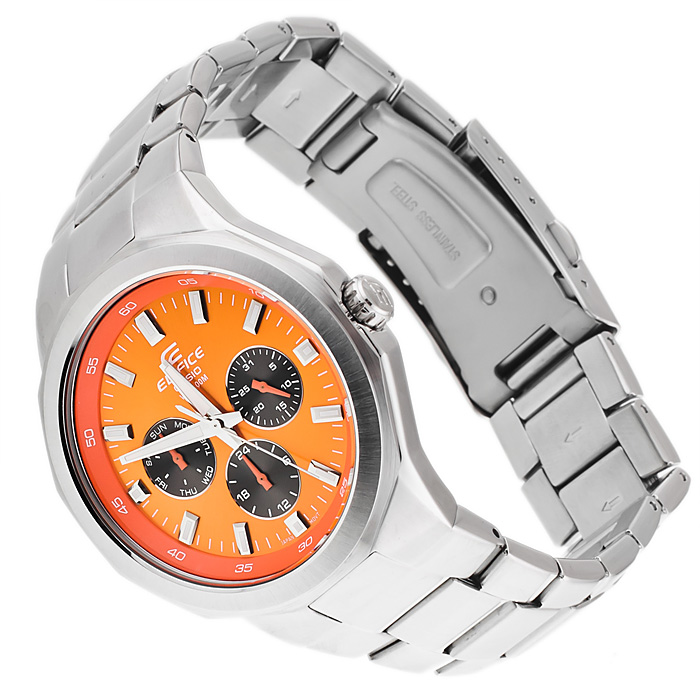 Edifice EF-332D-5AVEF Edifice sportowy zegarek srebrny - miniatura 4