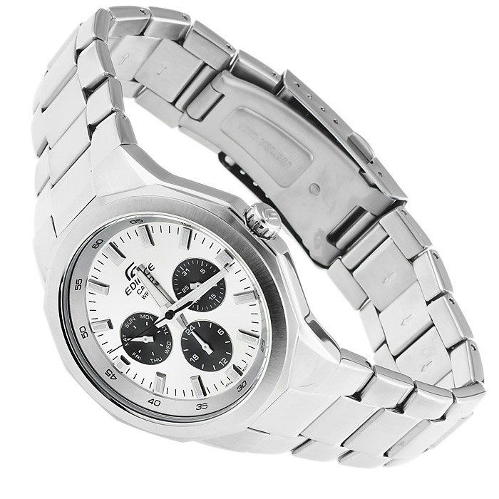 Edifice EF-332D-7AVEF Edifice sportowy zegarek srebrny - miniatura 4