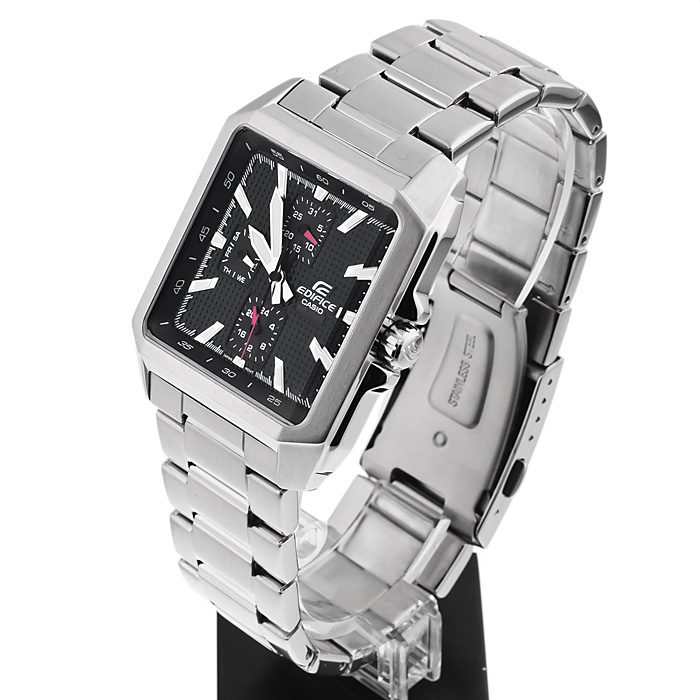 Edifice EF-333D-1AVEF zegarek srebrny sportowy Edifice bransoleta - miniatura 5