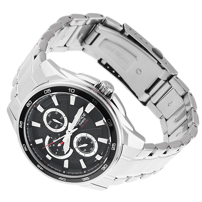 Edifice EF-334D-1AVEF EDIFICE Momentum sportowy zegarek srebrny - miniatura 4