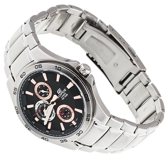 Edifice EF-335D-1A4VEF Edifice klasyczny zegarek srebrny - miniatura 4