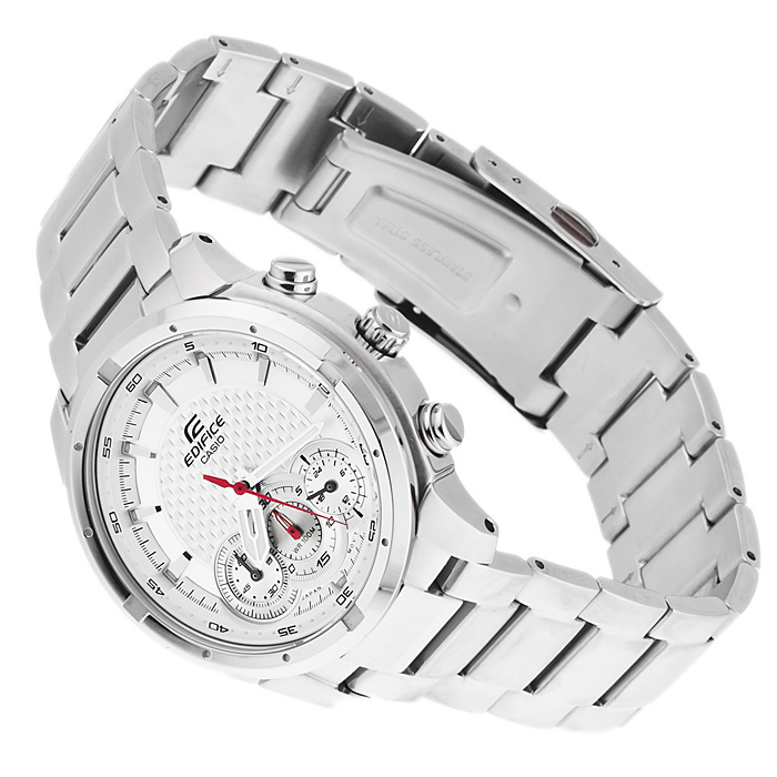 Edifice EF-522D-7AVEF Edifice sportowy zegarek srebrny - miniatura 4