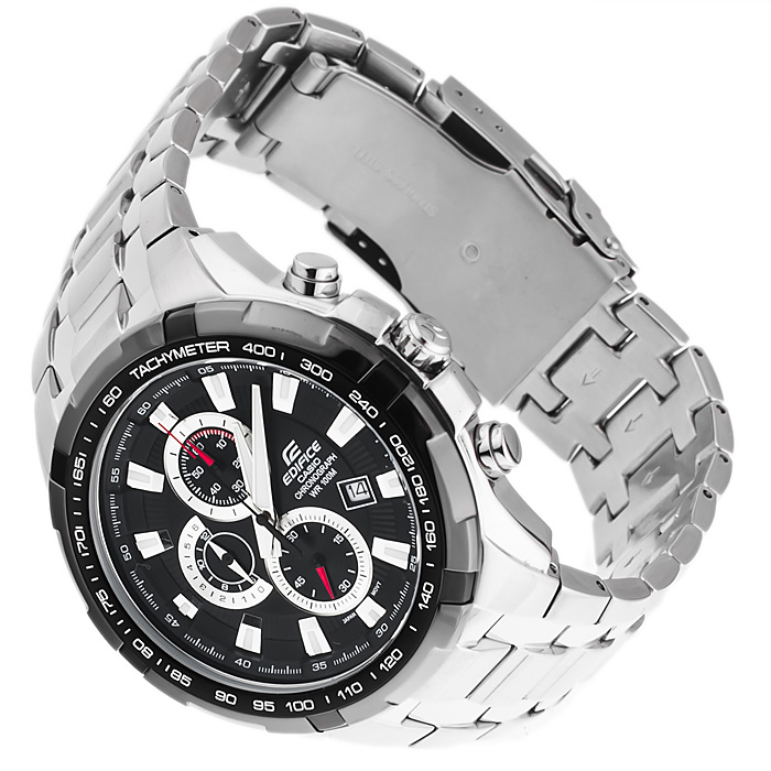 Edifice EF-539D-1AVEF EDIFICE Momentum klasyczny zegarek srebrny