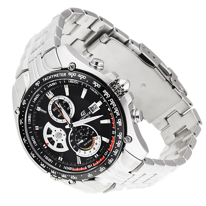 Edifice EF-543D-1AVEF Edifice sportowy zegarek srebrny - miniatura 4