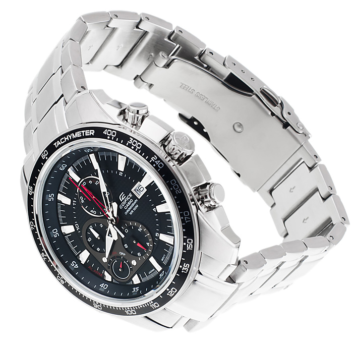 Edifice EF-545D-1AVEF EDIFICE Momentum sportowy zegarek srebrny - miniatura 4