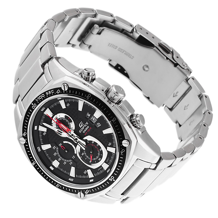 Edifice EF-553D-1AVEF Edifice sportowy zegarek srebrny - miniatura 4