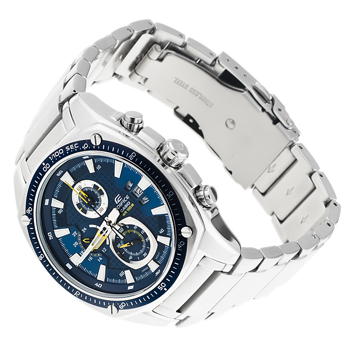 Edifice EF-553D-2AVEF Edifice sportowy zegarek srebrny - miniatura 4