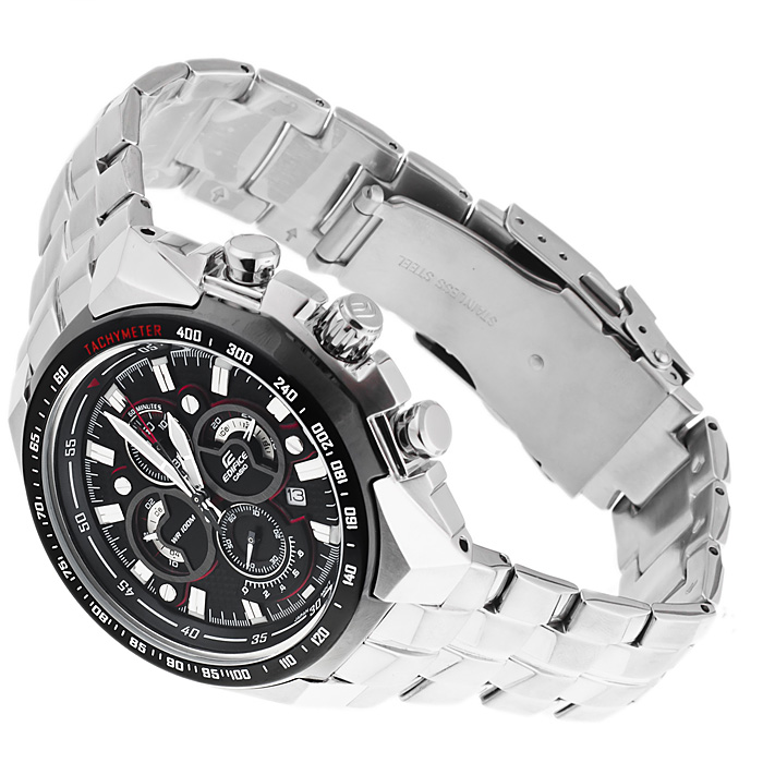 Edifice EF-554D-1AVEF Edifice sportowy zegarek srebrny - miniatura 4