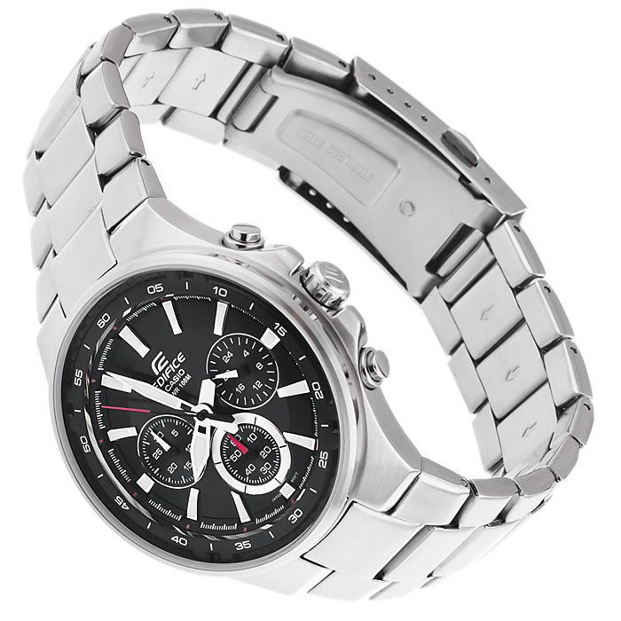 Edifice EF-562D-1AVEF EDIFICE Momentum sportowy zegarek srebrny - miniatura 4