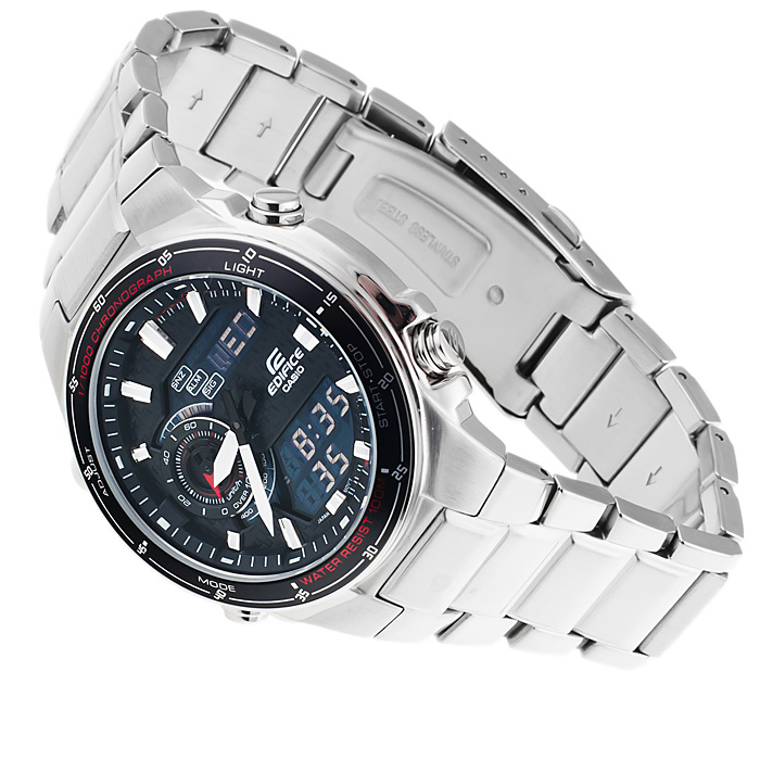 Edifice EFA-131D-1A1VEF Edifice sportowy zegarek srebrny - miniatura 4