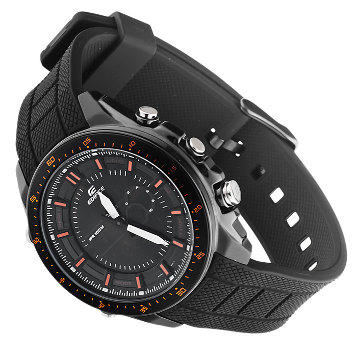Edifice EFA-132PB-1AVEF EDIFICE Momentum sportowy zegarek czarny - miniatura 4