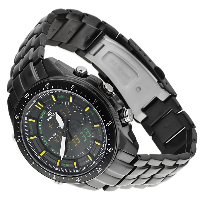 Edifice EFA-132BK-1AVEF Edifice sportowy zegarek czarny - miniatura 4