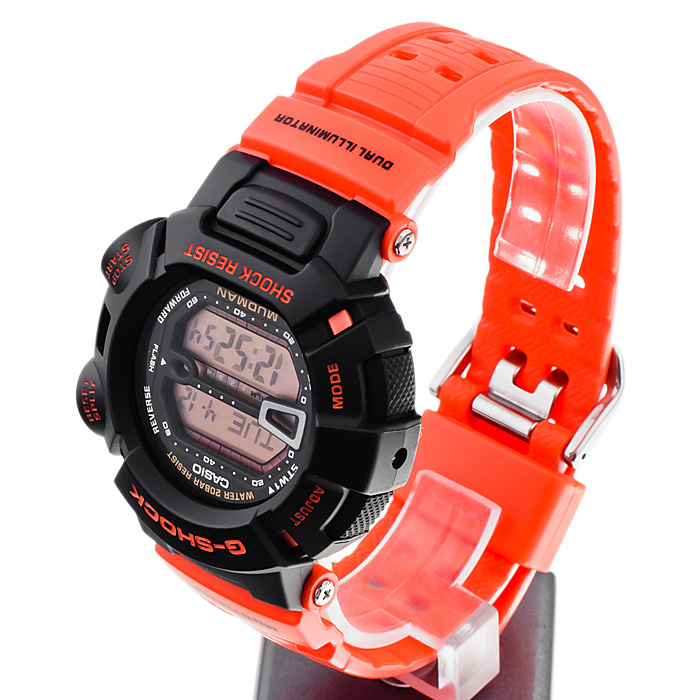 G-Shock G-9000R-4ER G-Shock Mudman zegarek męski sportowy mineralne - miniatura 3