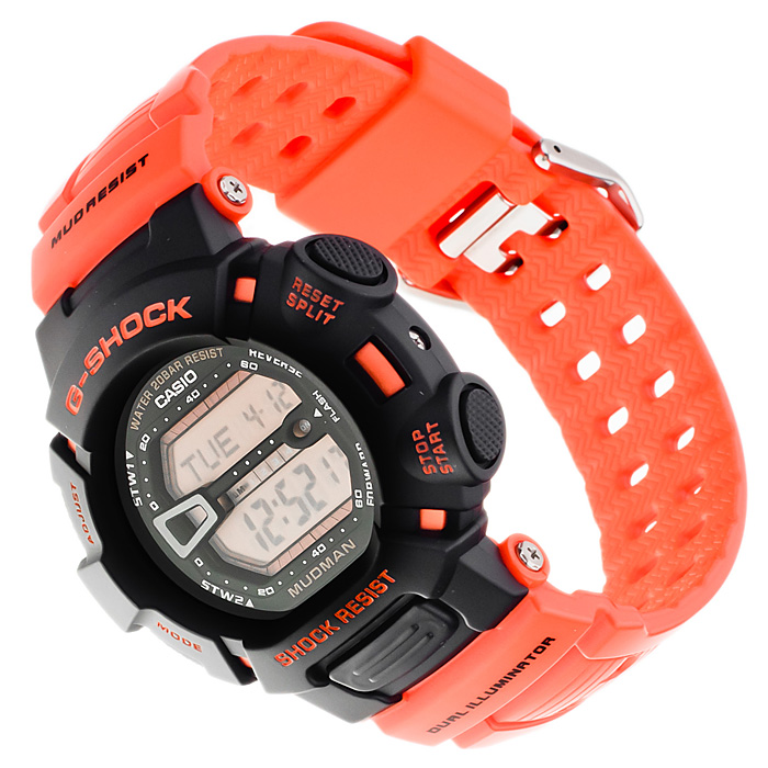G-Shock G-9000R-4ER Mudman G-Shock sportowy zegarek czarny - miniatura 4