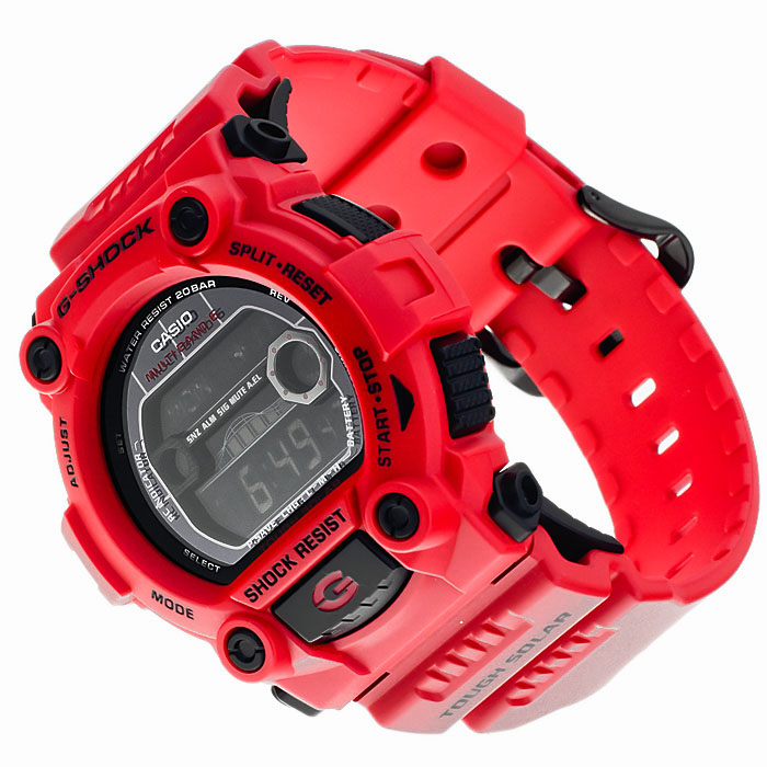G-Shock GW-7900RD-4ER Flamethrower G-SHOCK Original sportowy zegarek czerwony - miniatura 4