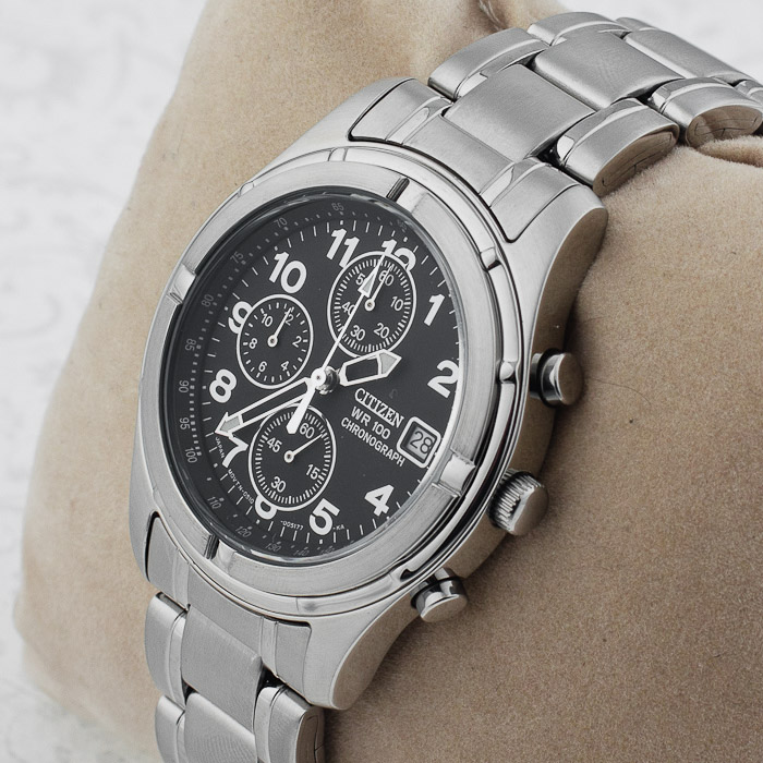 zegarek Citizen AN0750-61E srebrny Chrono - miniatura 3