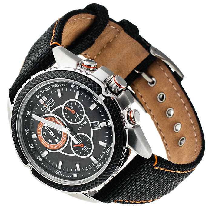 Citizen AT0607-08E Radio Controlled sportowy zegarek srebrny - miniatura 4