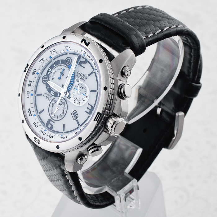 Citizen AT0761-08A Chrono zegarek męski sportowy szafirowe - miniatura 4