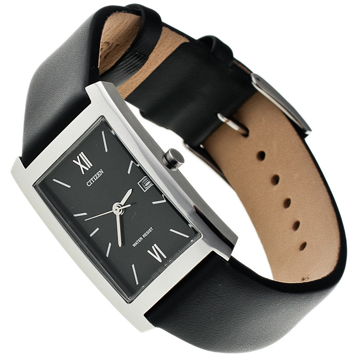 Citizen BH0400-31E Leather klasyczny zegarek srebrny - miniatura 4