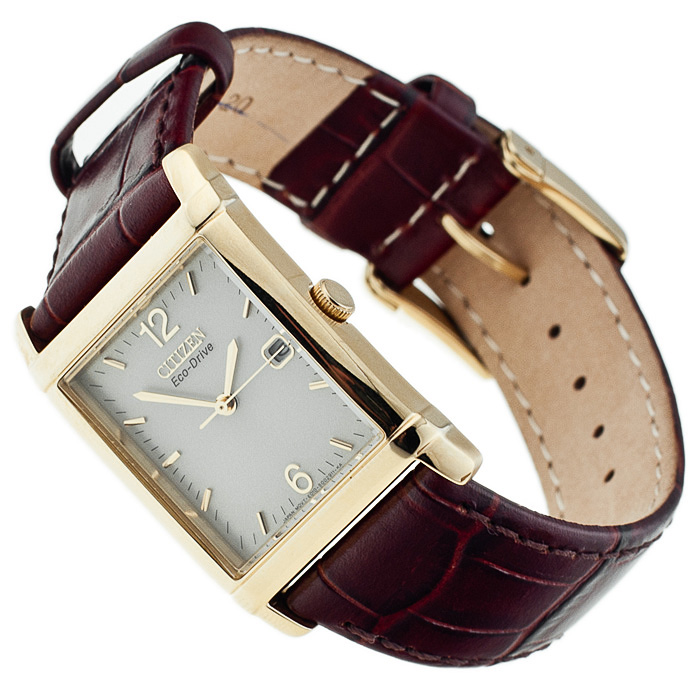 Citizen BW0202-03P Ecodrive klasyczny zegarek złoty - miniatura 4