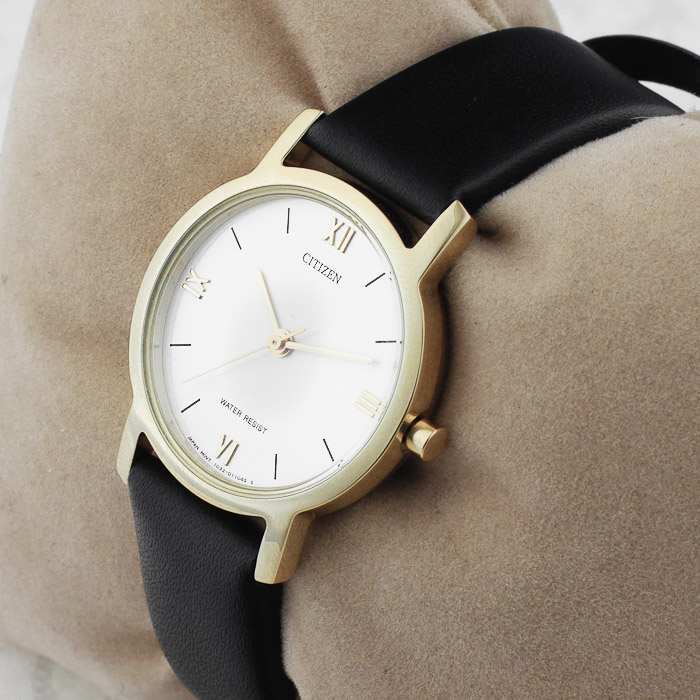 zegarek Citizen EL1652-33A złoty Leather - miniatura 2