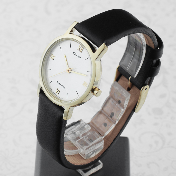 Citizen EL1652-33A Leather zegarek damski klasyczny mineralne - miniatura 3