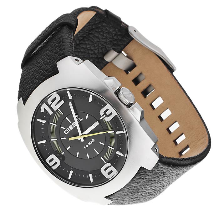 Diesel DZ1109 Analog sportowy zegarek srebrny - miniatura 4