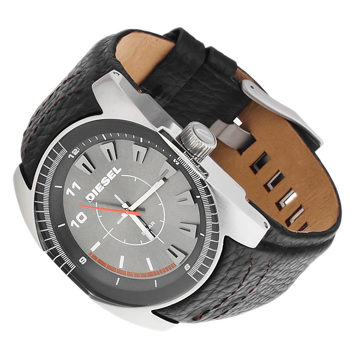 Diesel DZ1368 Analog sportowy zegarek srebrny - miniatura 4