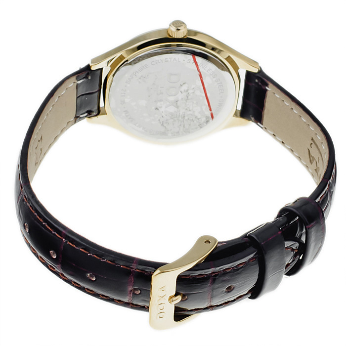 Doxa 211.35.301.02 zegarek damski klasyczny Tradition pasek - miniatura 5