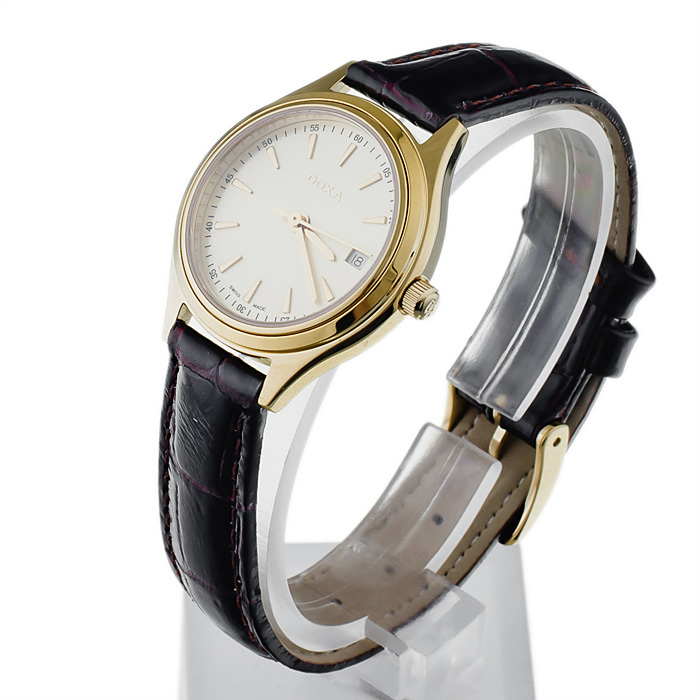 Doxa 211.35.301.02 Tradition zegarek damski klasyczny szafirowe - miniatura 3