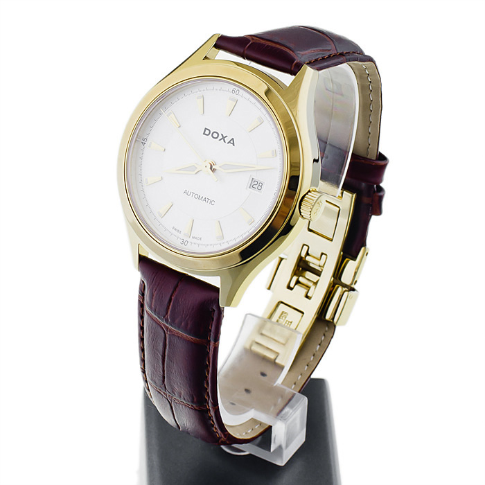 Doxa 212.30.021.02 Tradition zegarek męski klasyczny szafirowe - miniatura 3