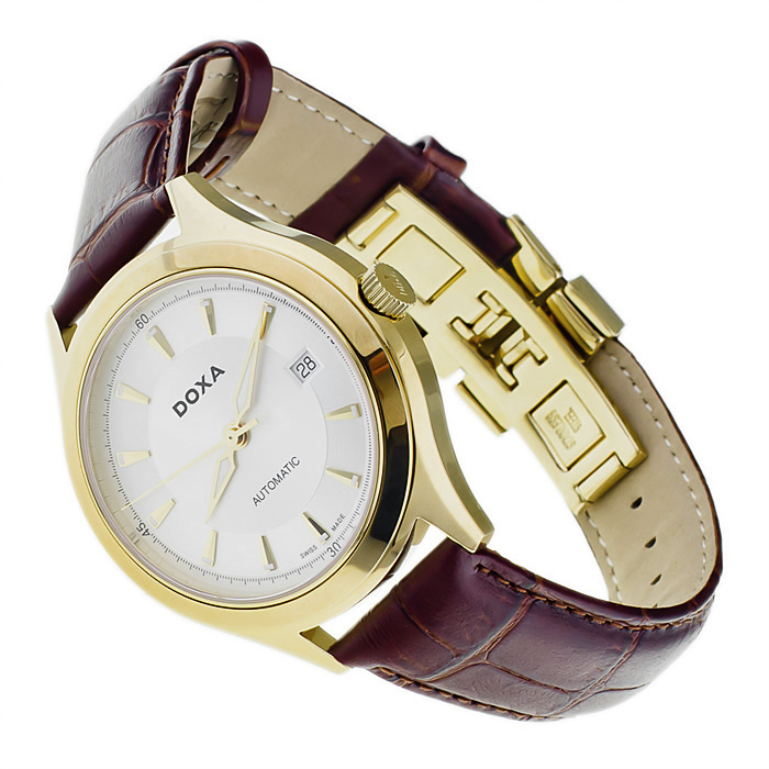 Doxa 212.30.021.02 Tradition klasyczny zegarek złoty - miniatura 4