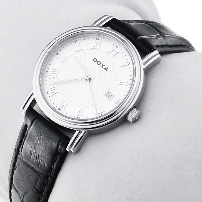zegarek Doxa 221.15.022.01 srebrny Royal - miniatura 2