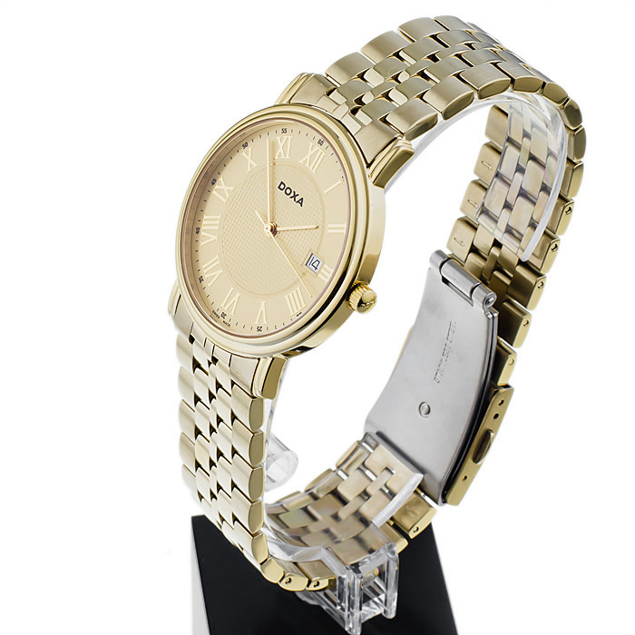 Doxa 221.30.302n.11 Royal zegarek męski klasyczny szafirowe - miniatura 3