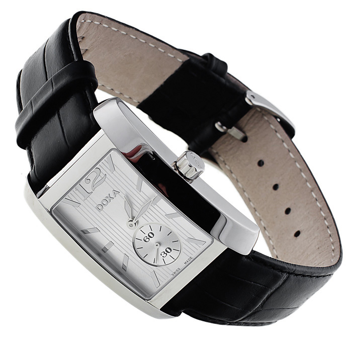 Doxa 243.10.023.01 Style klasyczny zegarek srebrny - miniatura 4