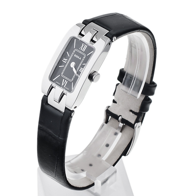 Doxa 259.15.101.01 Chic zegarek damski klasyczny szafirowe - miniatura 3