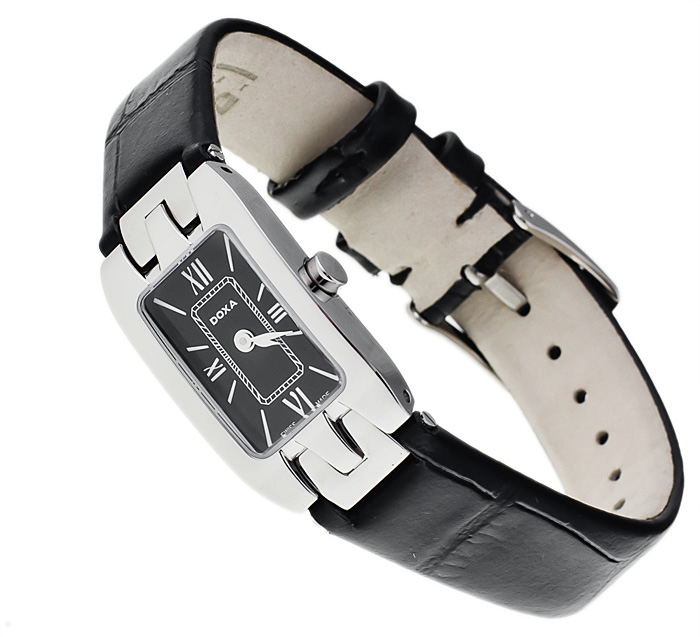 Doxa 259.15.101.01 Chic klasyczny zegarek srebrny - miniatura 4
