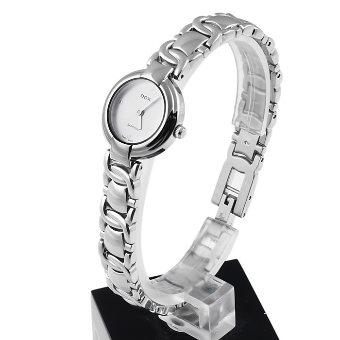 Doxa 403.15.024.10 Lady zegarek damski klasyczny szafirowe - miniatura 3